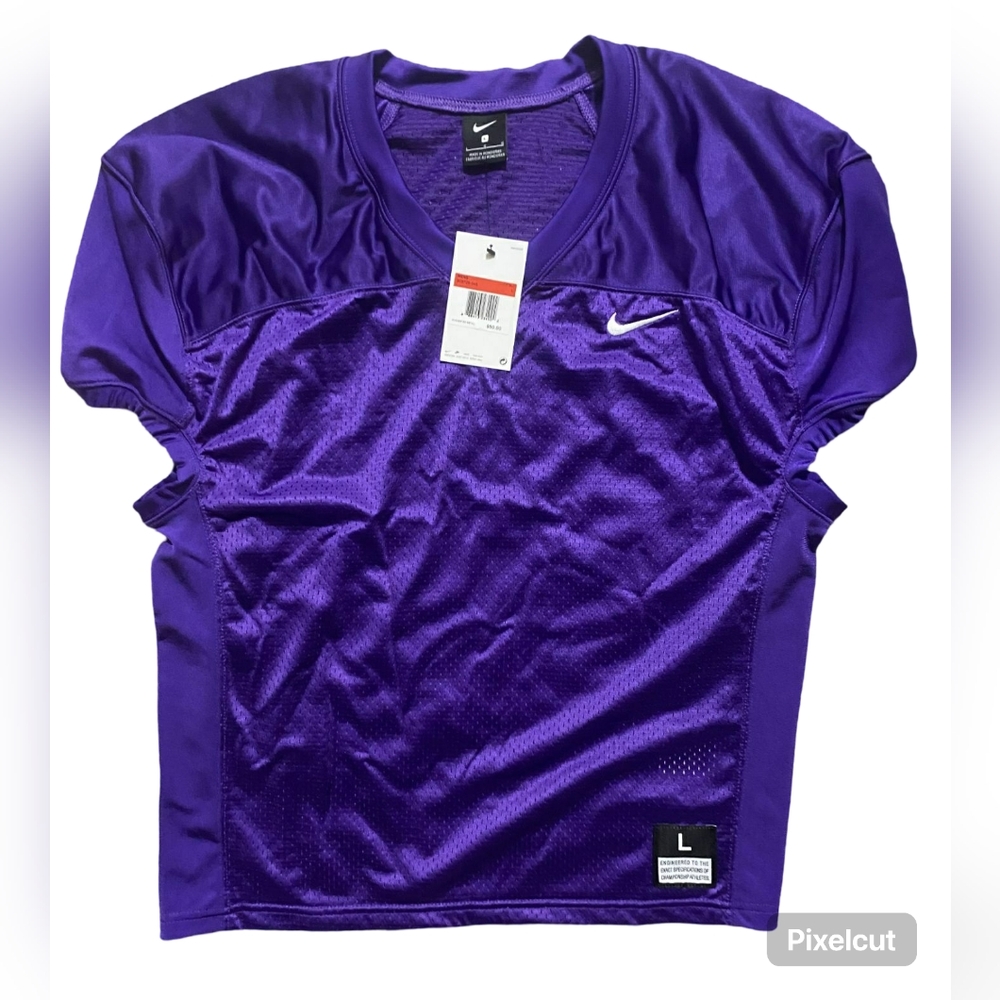 Nike Vapor Varsity Men's Size L Purple Football Practice Mesh Jersey 908729-545